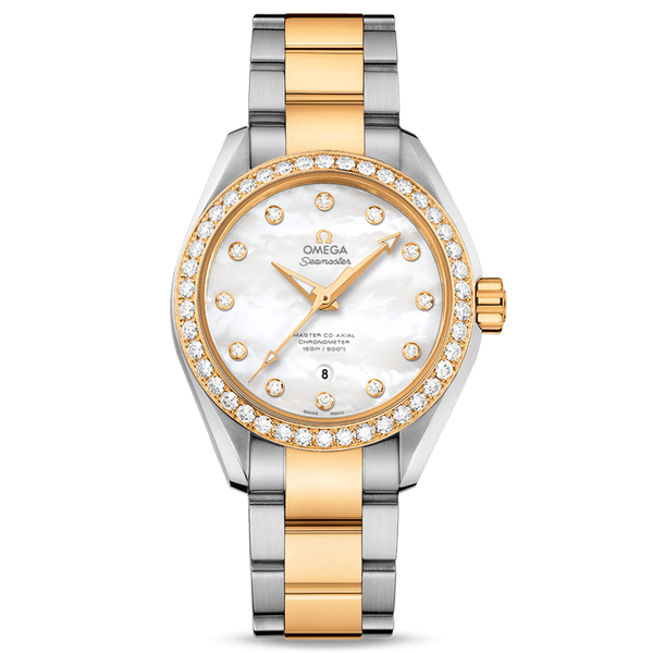 Omega Seamaster Aqua Terra Ladies Diamonds 34mm 231.25.34.20.55.006 C C