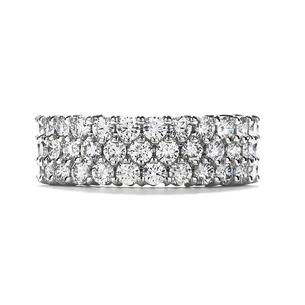 Hearts on Fire Triple-Row Eternity Band