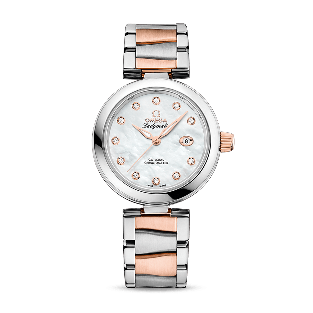 Omega De Ville Ladymatic Co-Axial 34 mm Diamonds