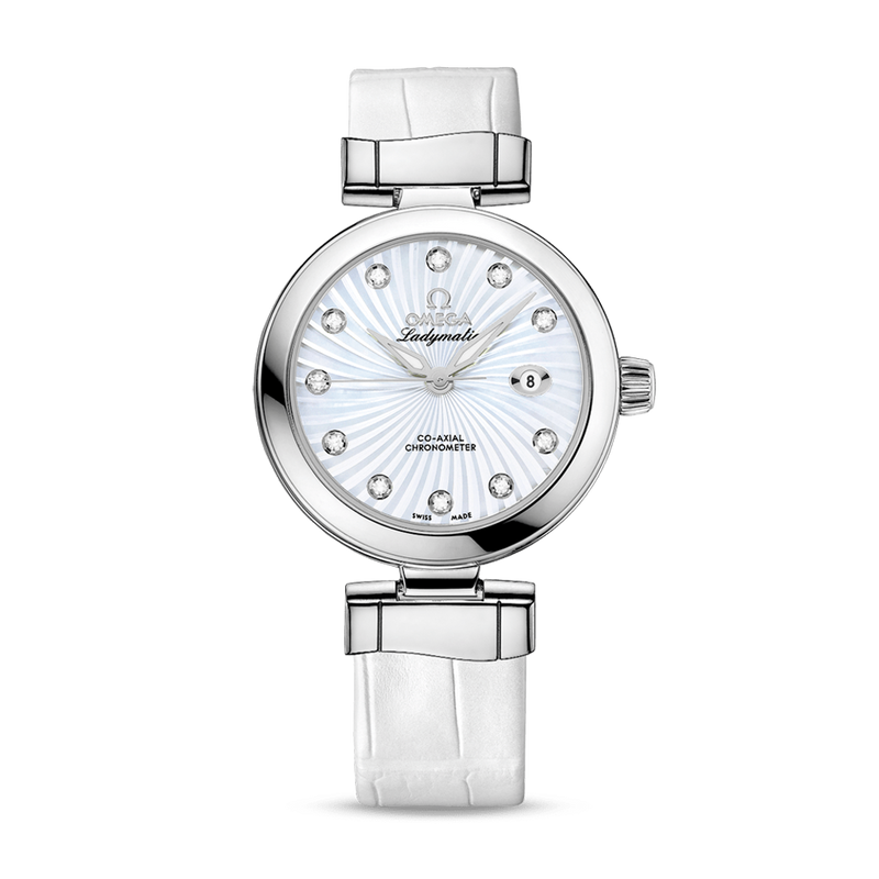 Omega De Ville Ladymatic Co-Axial 34 mm Diamonds