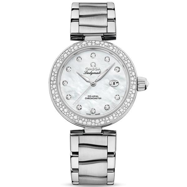 Omega De Ville Ladymatic Co-Axial 34mm Diamonds 425.353.420.55.002