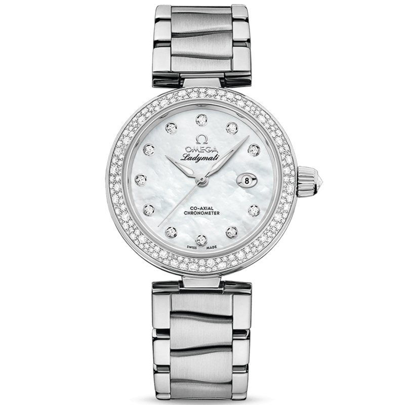 Omega De Ville Ladymatic Co-Axial 34mm Diamonds 425.353.420.55.002