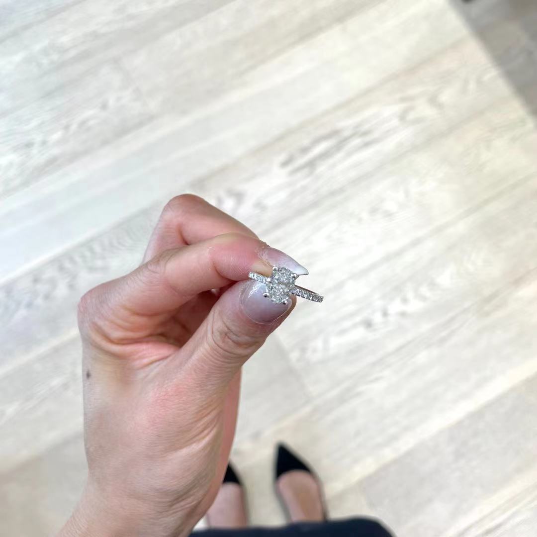 Oval Diamond Engagement Ring