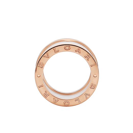 BVLGARI B.zero1 White Ceramic Ring 345836 AN855564