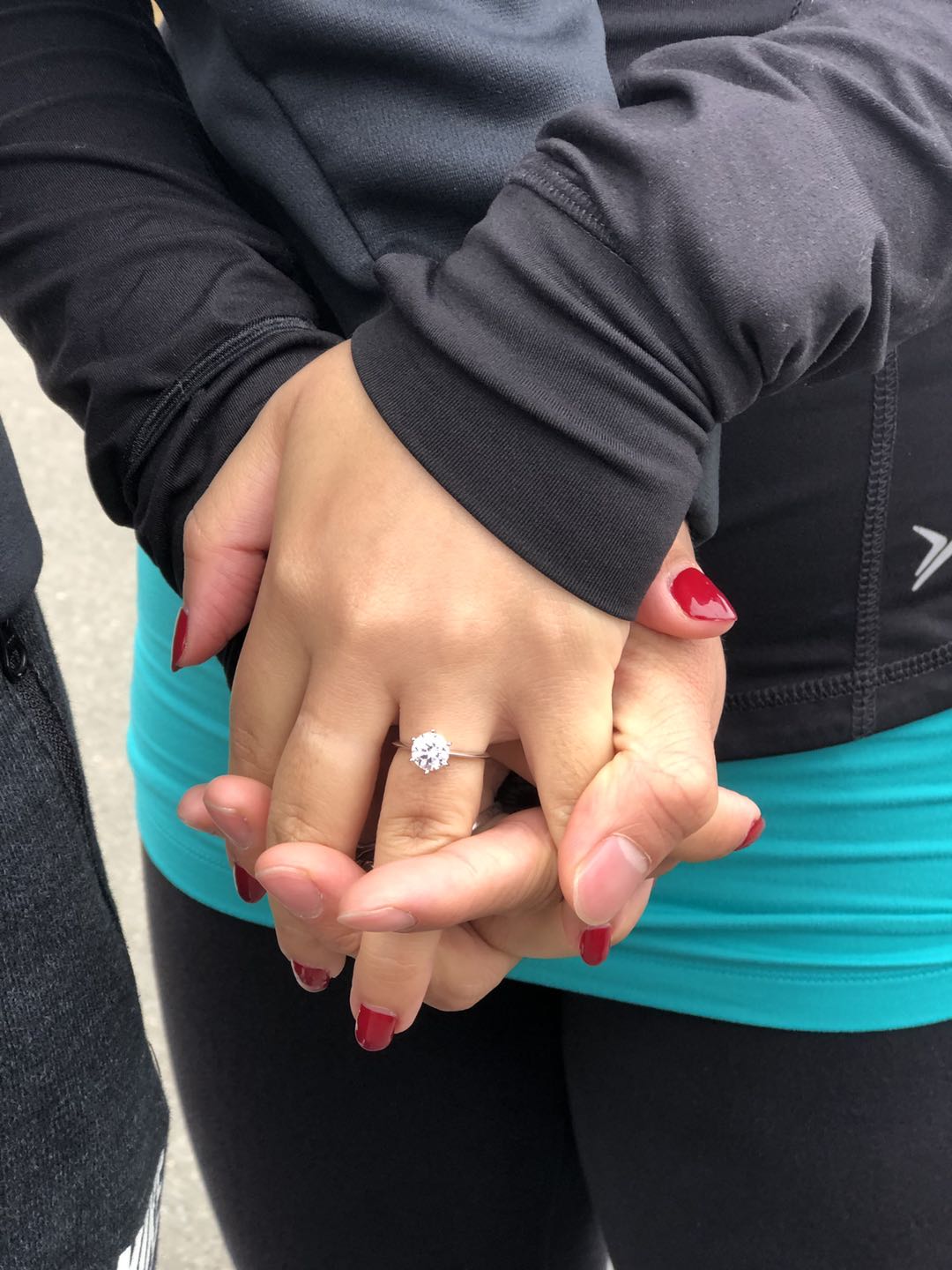 Knife Edge Engagement Ring