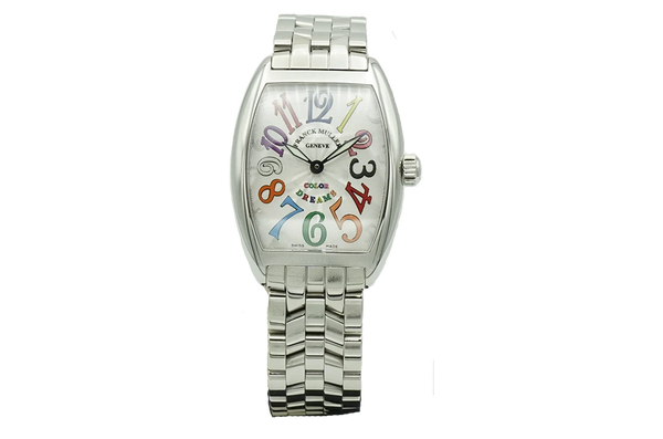 Franck Muller Cintree Curvex Color Dreams Stainless Steel 7502QZCODRACBACE