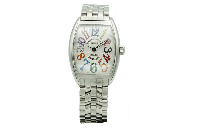 Franck Muller Cintree Curvex Color Dreams Stainless Steel 7502QZCODRACBACE