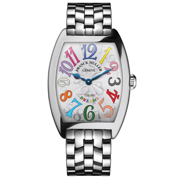 Franck Muller Cintree Curvex Color Dreams Stainless Steel 7502QZCODRACBACE