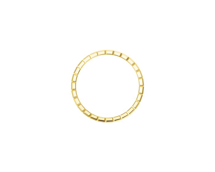 Ice Cube Pure Yellow Gold Ring 827702-0199