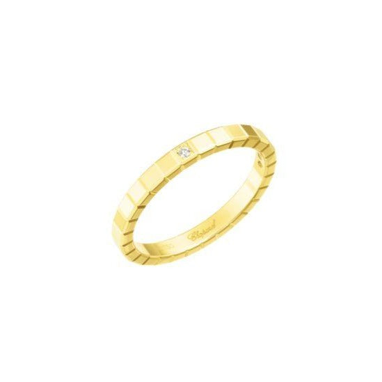 Ice Cube Pure Yellow Gold Ring 827702-0229