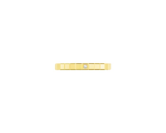 Ice Cube Pure Yellow Gold Ring 827702-0229