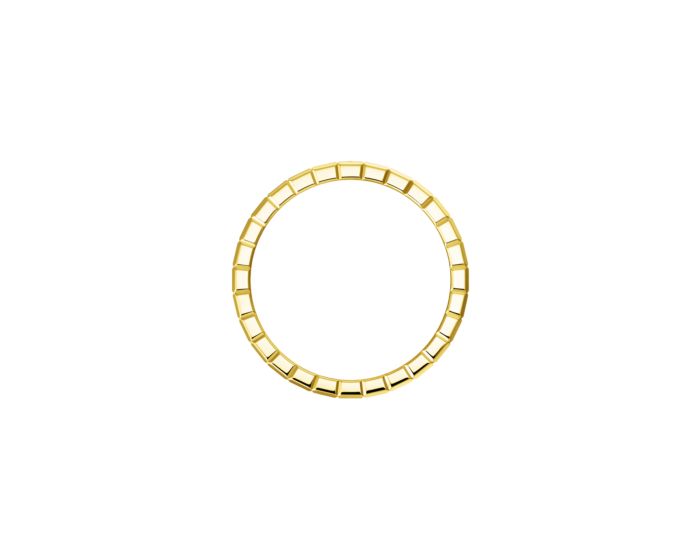 Ice Cube Pure Yellow Gold Ring 827702-0229