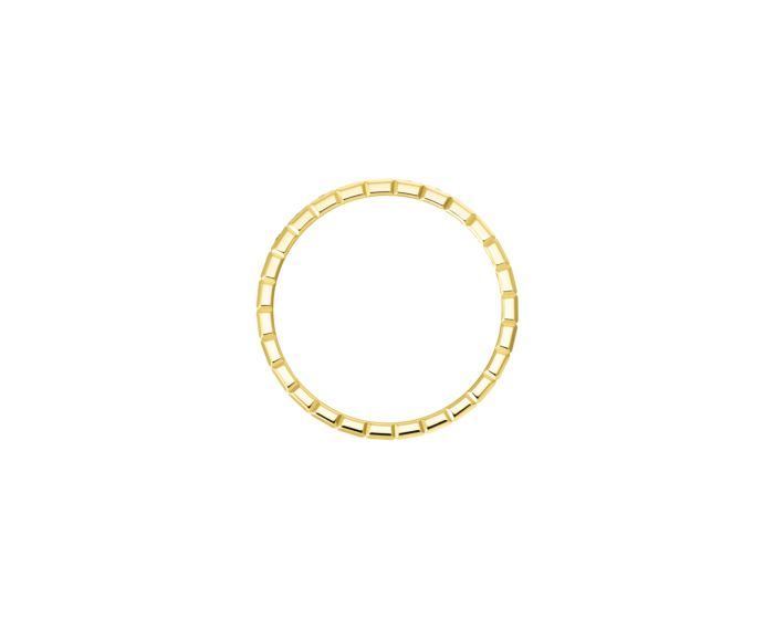 Ice Cube Pure Half-Set Ring (available in other metals)