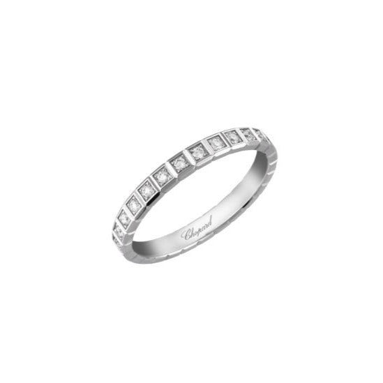 Ice Cube Pure Full-Set White Gold Ring 827702-1289