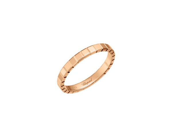 Ice Cube Pure Rose Gold Ring 827702-5199