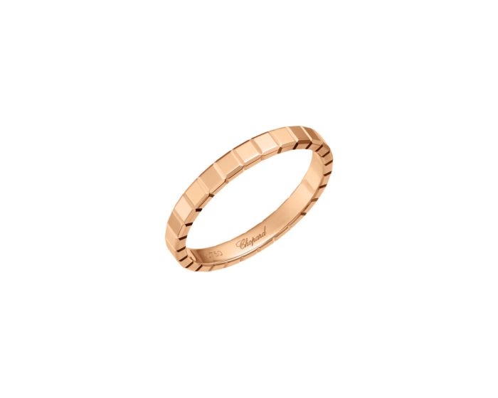 Ice Cube Pure Rose Gold Ring 827702-5199