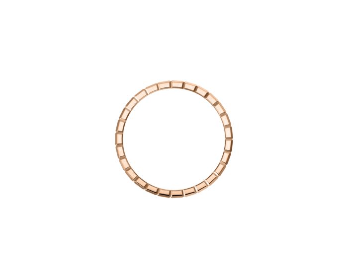 Ice Cube Pure Rose Gold Ring 827702-5199
