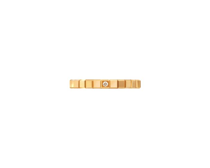 Ice Cube Pure Rose Gold Ring 827702-5229