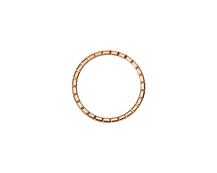 Ice Cube Pure Rose Gold Ring 827702-5229