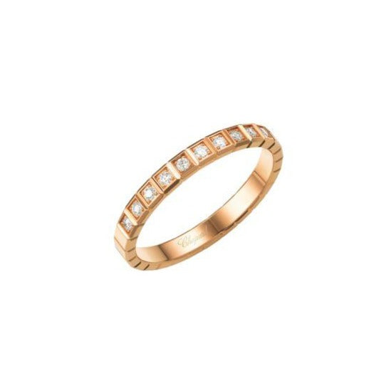 Ice Cube Pure Half-Set Ring (available in other metals)