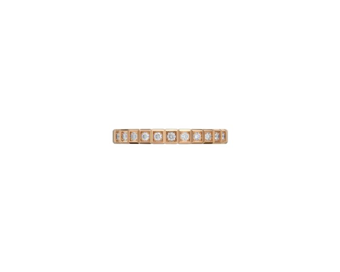 Ice Cube Pure Half-Set Ring (available in other metals)