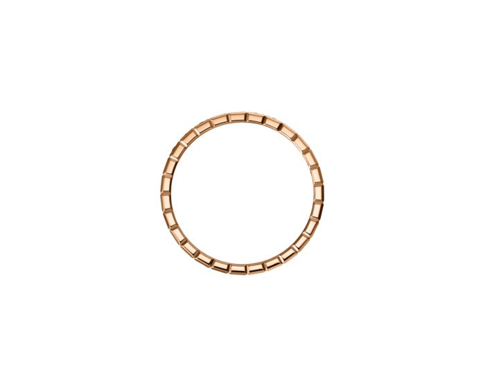 Ice Cube Pure Half-Set Rose Gold Ring 827702-5259