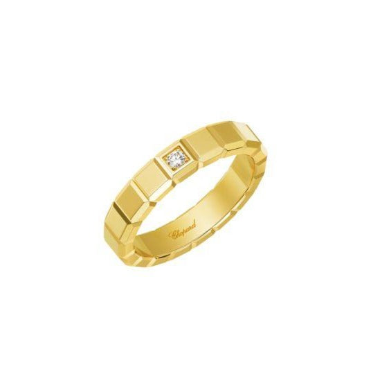 Ice Cube Pure Yellow Gold Ring 829834-0069