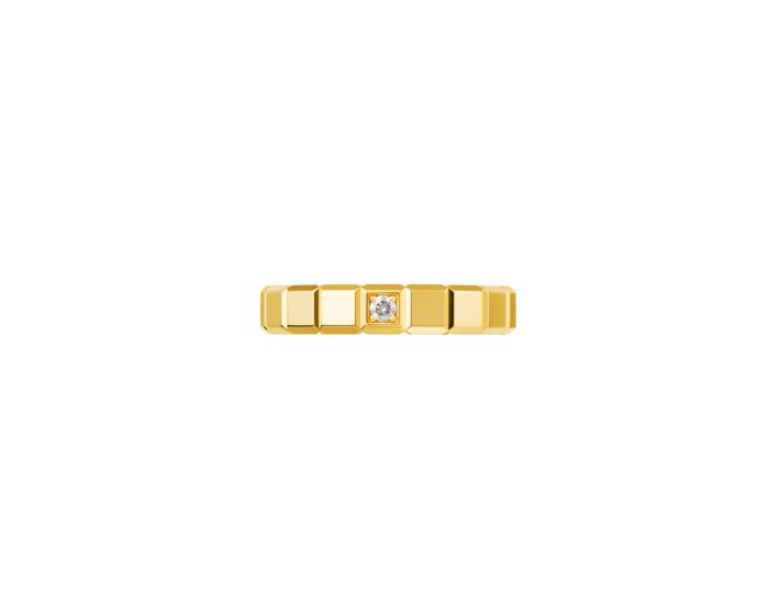 Ice Cube Pure Yellow Gold Ring 829834-0069
