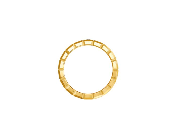 Ice Cube Pure Yellow Gold Ring 829834-0069