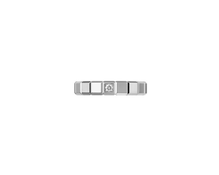 Ice Cube Pure White Gold Ring 829834-1069