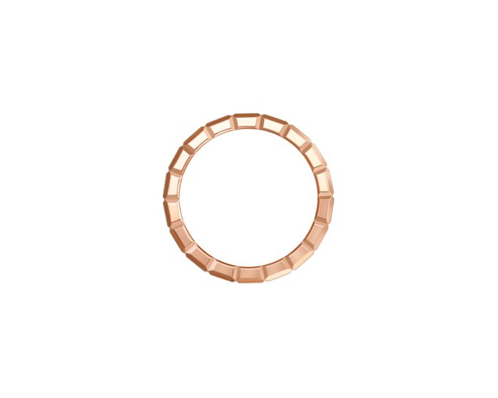 Ice Cube Pure Rose Gold Ring 829834-5010