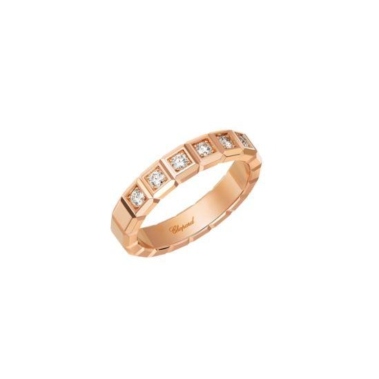 Ice Cube Pure Half-Set Ring (available in other metals)