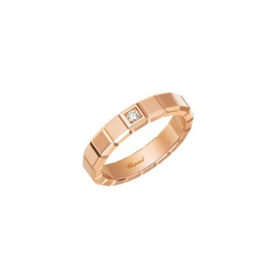 Ice Cube Pure Rose Gold Ring 829834-5069