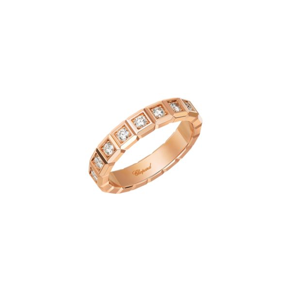 Ice Cube Pure Full-Set Rose Gold Ring 829834-5099