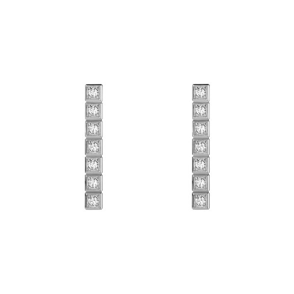 Ice Cube Pure Full-Set Earrings (available in other metals)