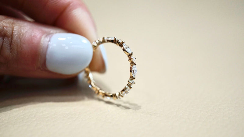 Delicate Marquise and Round Band