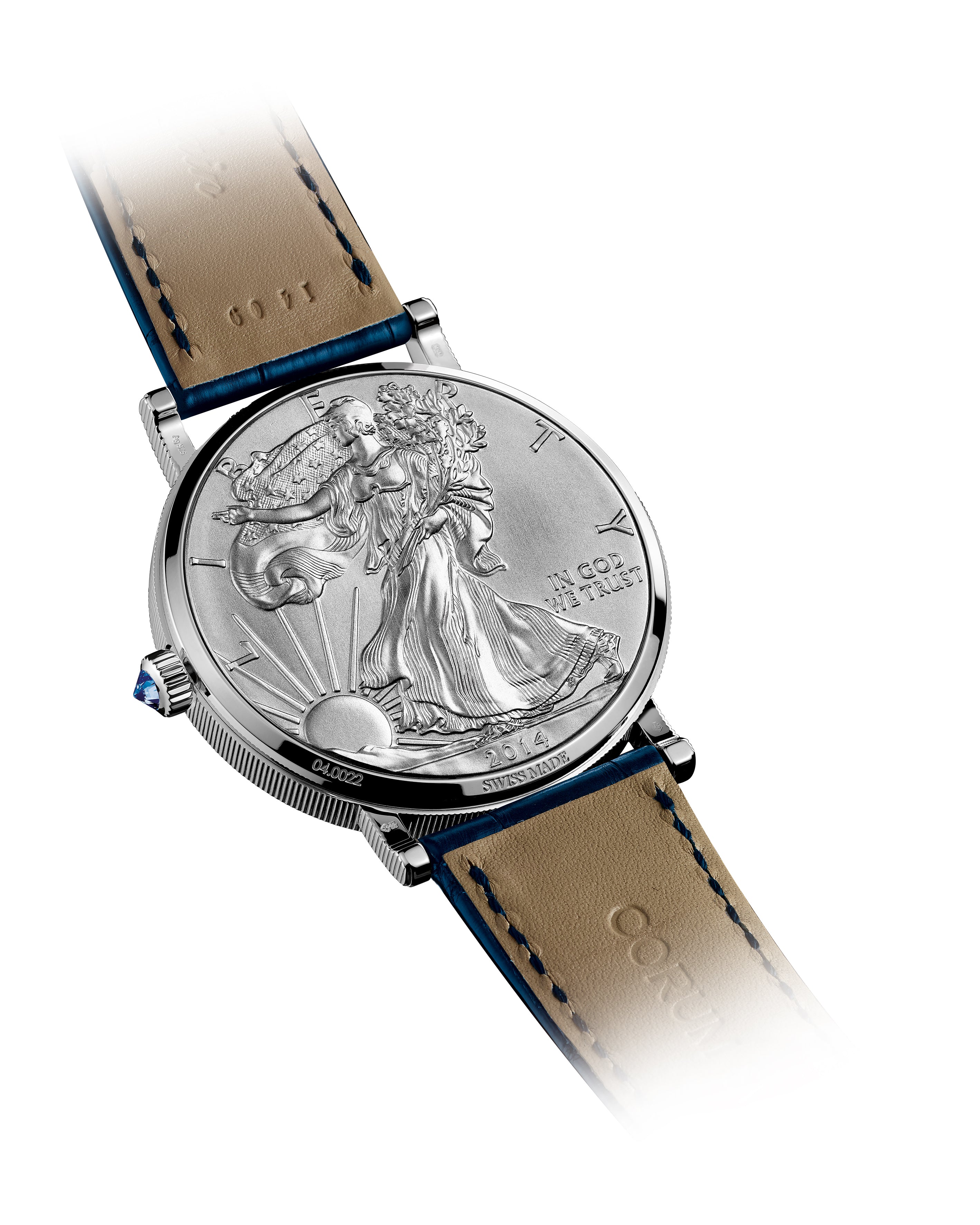 SALE | Corum Heritage Silver Coin Watch C082/03059 昆仑表纽约法拉盛