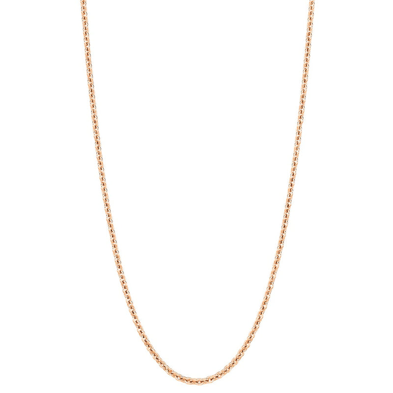 22" necklace in 18K rose gold