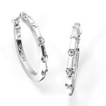 Hearts on Fire Hoop Earrings