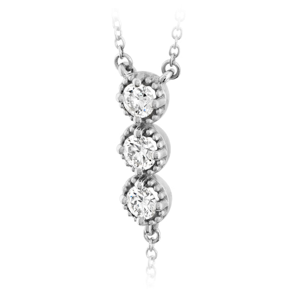 Liliana Milgrain Diamond Lariat Necklace