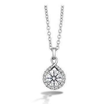 Optima Drop Diamond Pendant