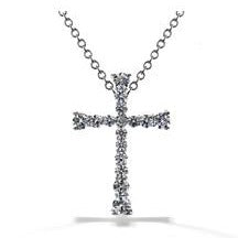 Divine Cross Diamond Pendant