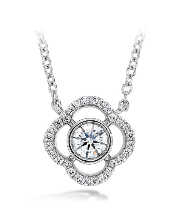 Signature Petal Bezel Pendant