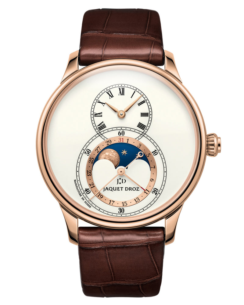 Grande Seconde Moon Ivory Enamel