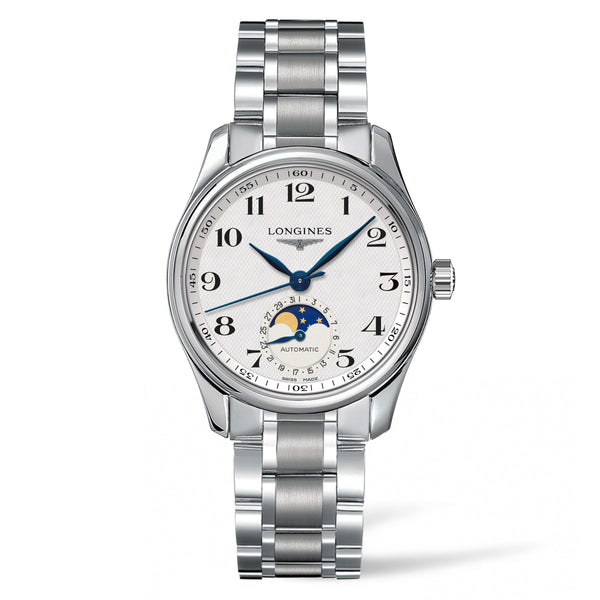 Longines Master Collection 34mm Stainless Steel with Moon Phase L24094786