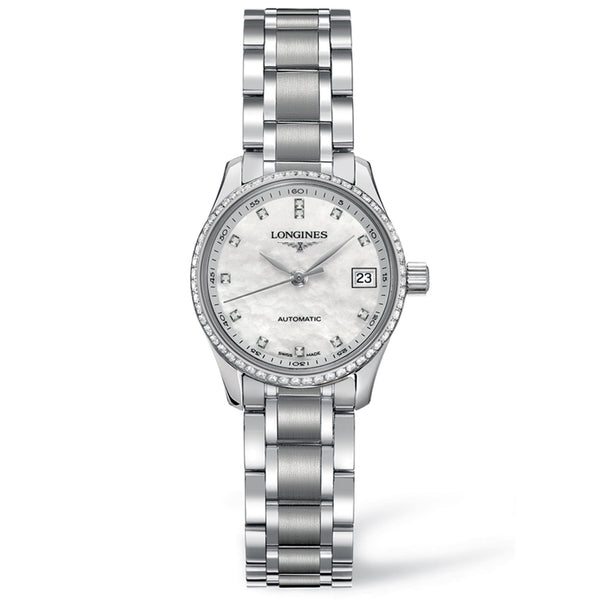 Longines Master Collection 25mm Stainless Steel with Diamonds L21280876