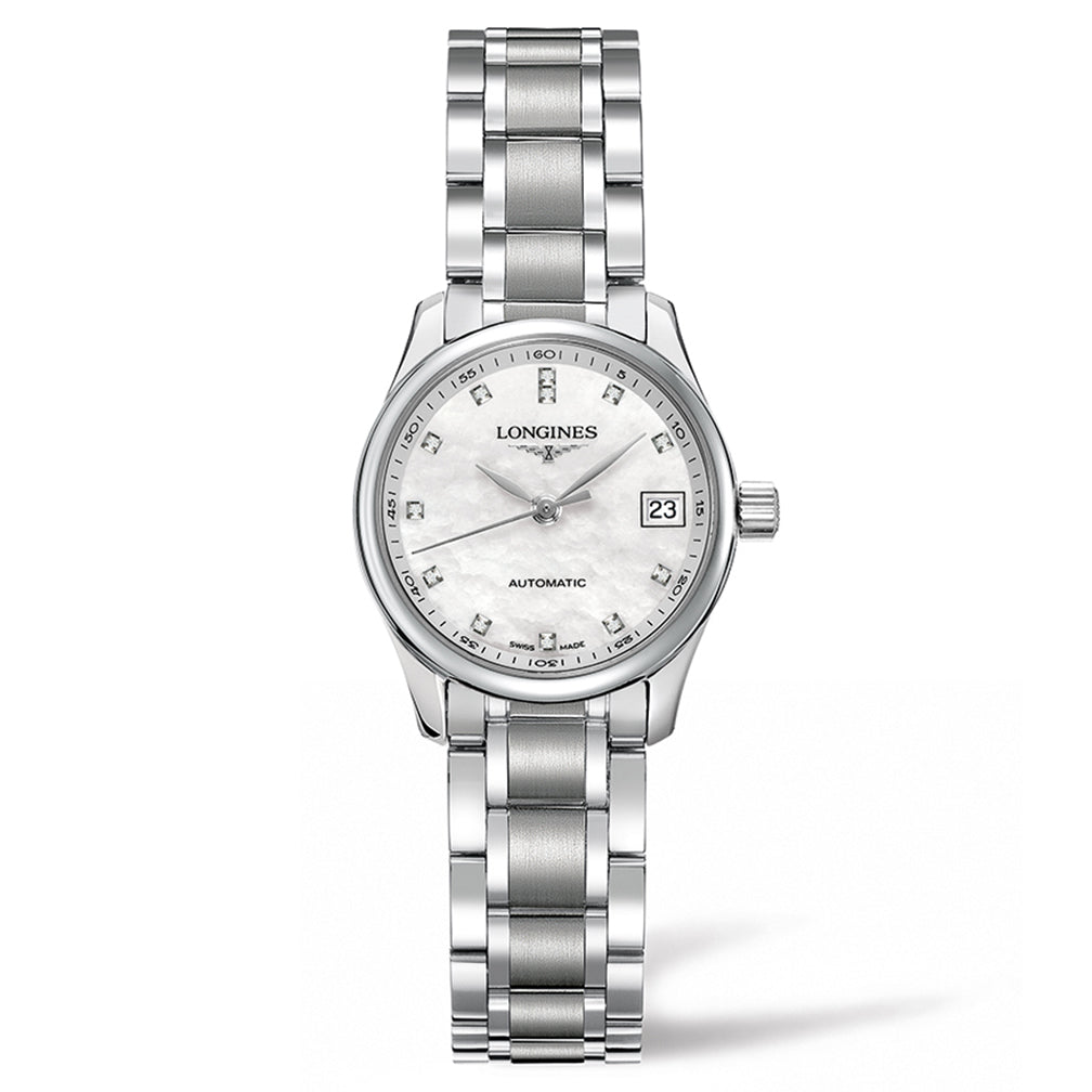 Longines Master Collection 25mm Stainless Steel with Diamonds L21284876