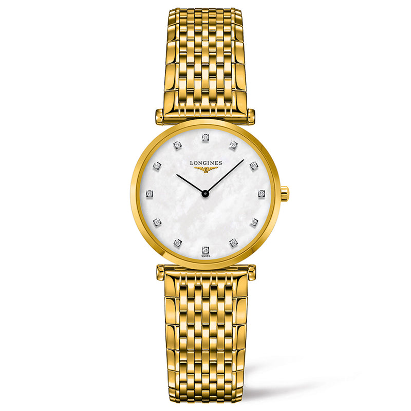 La Grande Classique de Longines 29mm PVD with Diamonds