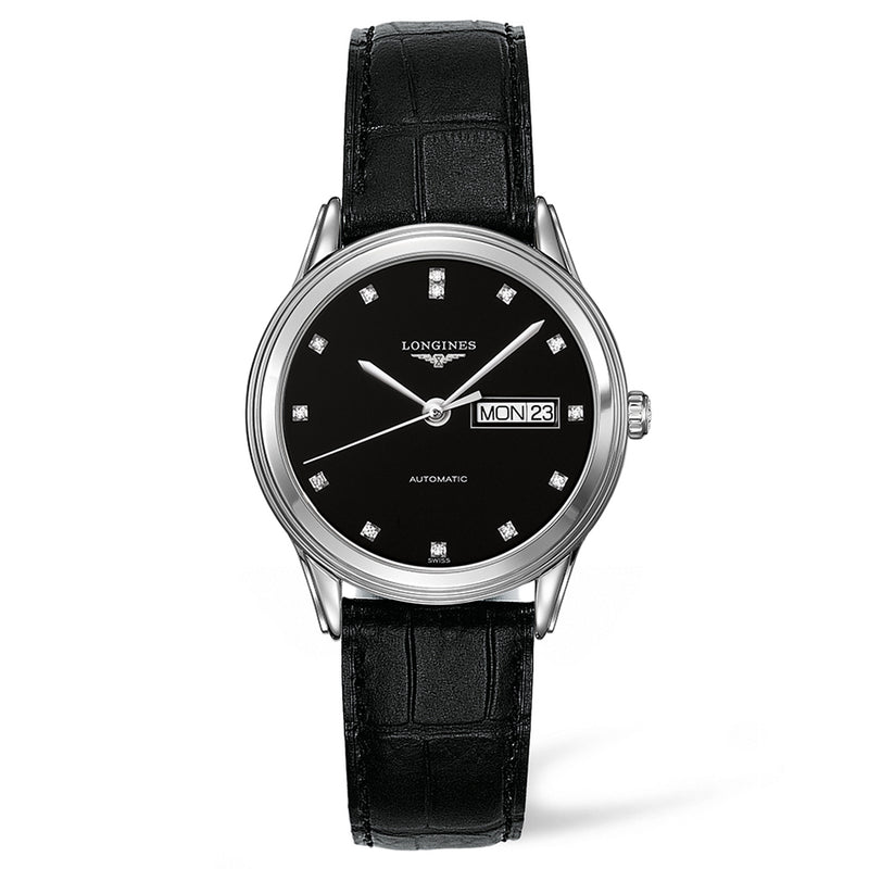 Flagship 38mm Stainless Steel with Diamonds