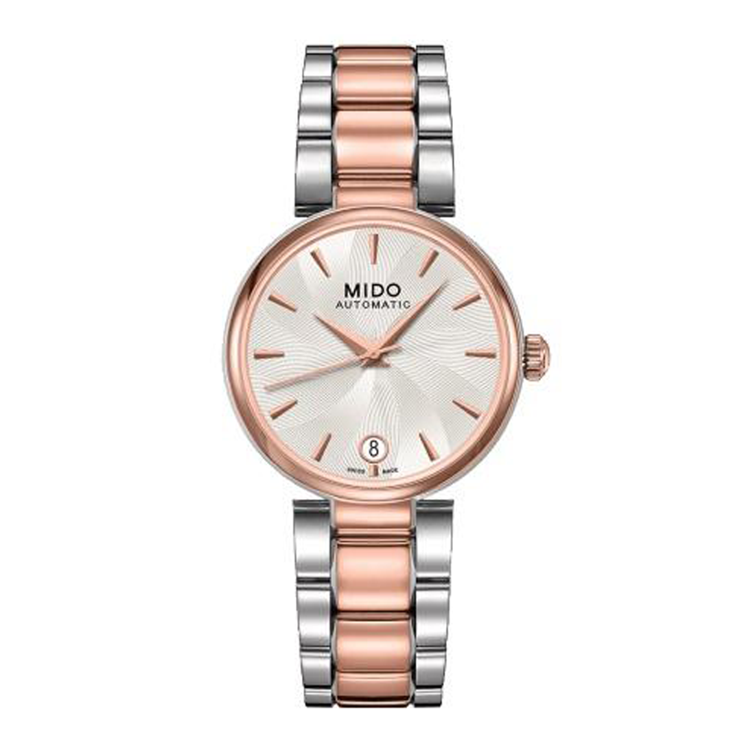 Mido Baroncelli Two Tone PVD Ladies Watch M0222072203100